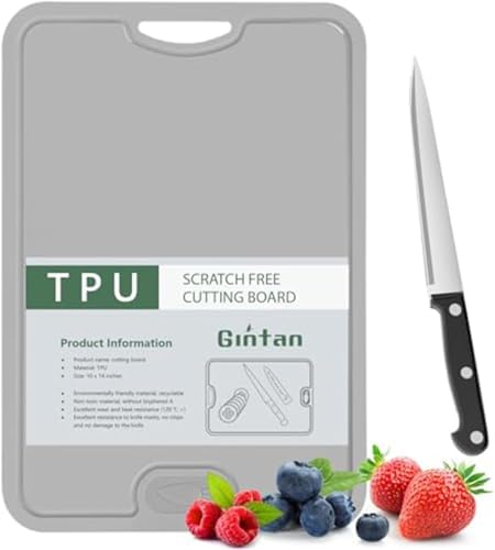 Gintan Flexible TPU Chopping Board, BPA Free with ... - Image 2