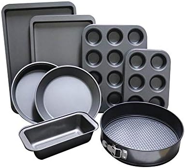 8-Piece Non Stick Bakeware Set Baking Set- with Mu... - Image 2