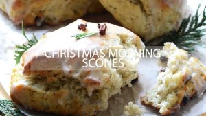 Cozy Christmas Morning Scones with Sweet Dried Fruit