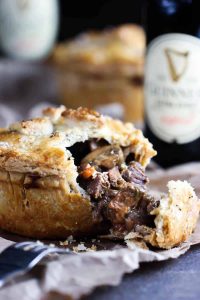 Hearty Irish Beef & Veggie Pie with Flaky Puff Pastry