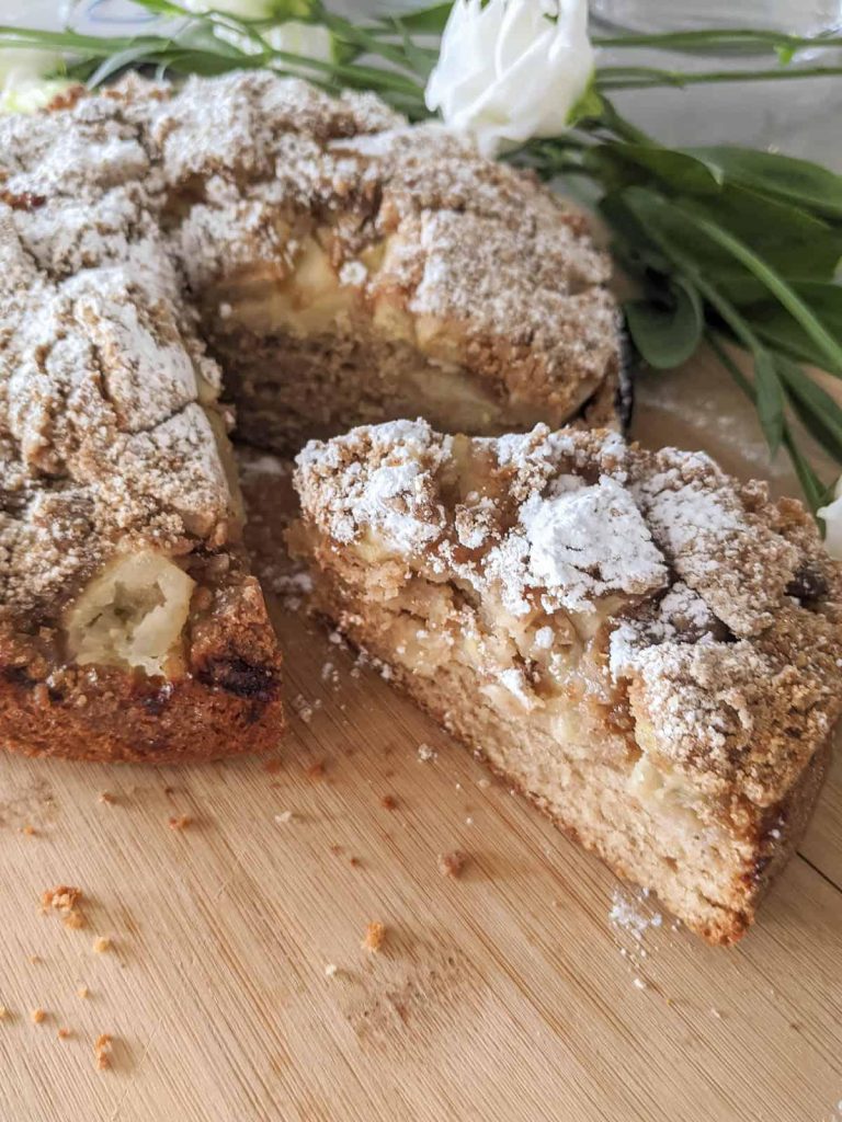 Homemade Irish Apple Cake with Creamy Custard Bliss