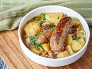 Cozy Up with This Easy Irish Sausage and Potato Casserole