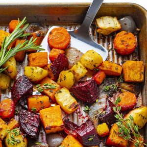 Cozy Roasted Root Veggies with Fresh Irish Herbs Recipe