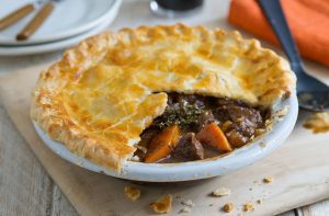 Hearty Irish Beef & Guinness Pie with Crispy Shortcrust