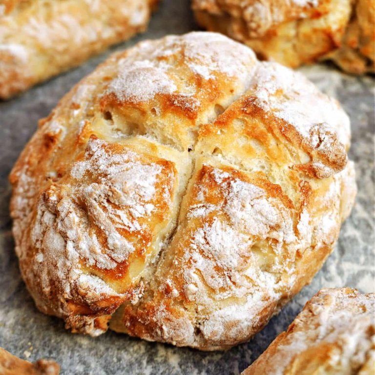 Easy Irish Soda Bread Rolls with Nutty Seed Topping