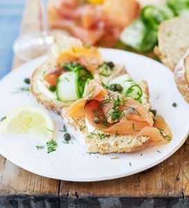 Deliciously Simple: Smoked Salmon on Brown Soda Bread