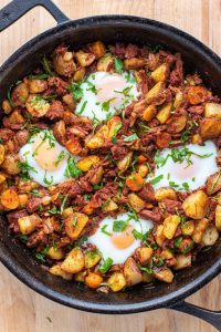 Hearty Irish Potato Hash with Onions & Peppers Recipe
