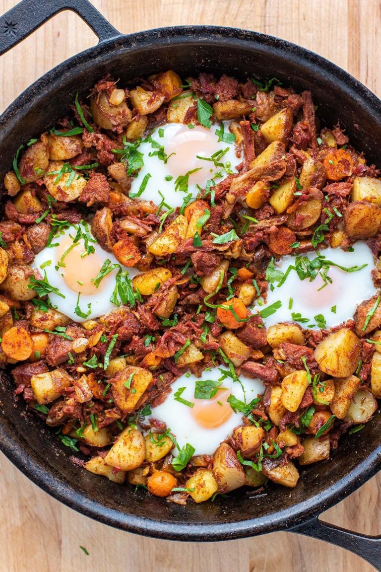 Hearty Irish Potato Hash with Onions & Peppers Recipe