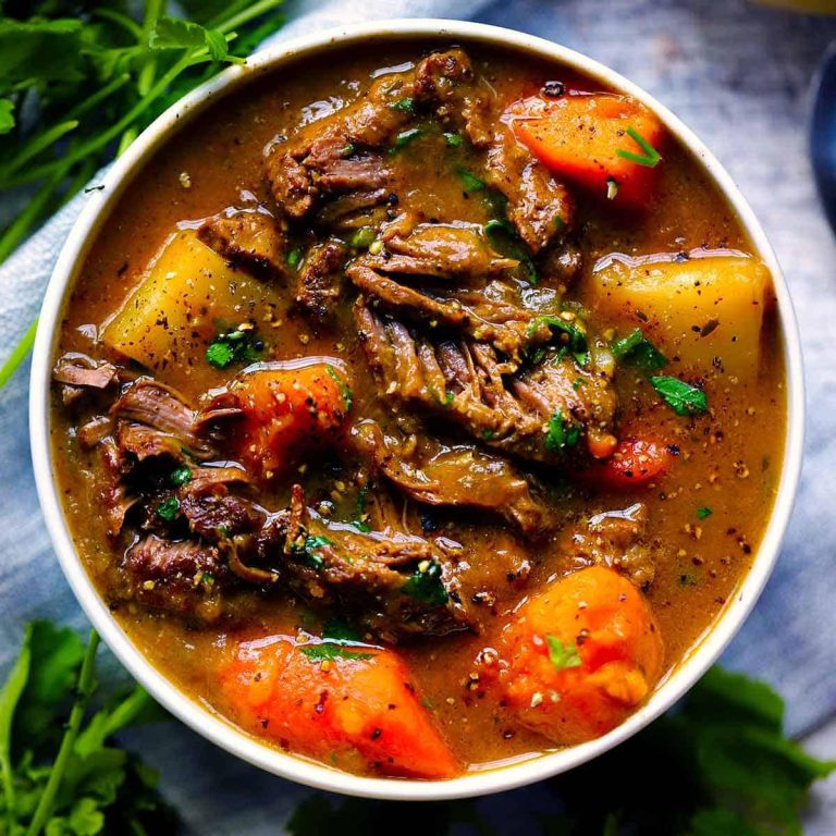 Hearty Irish Lamb Stew with Root Veggies and Guinness Flair