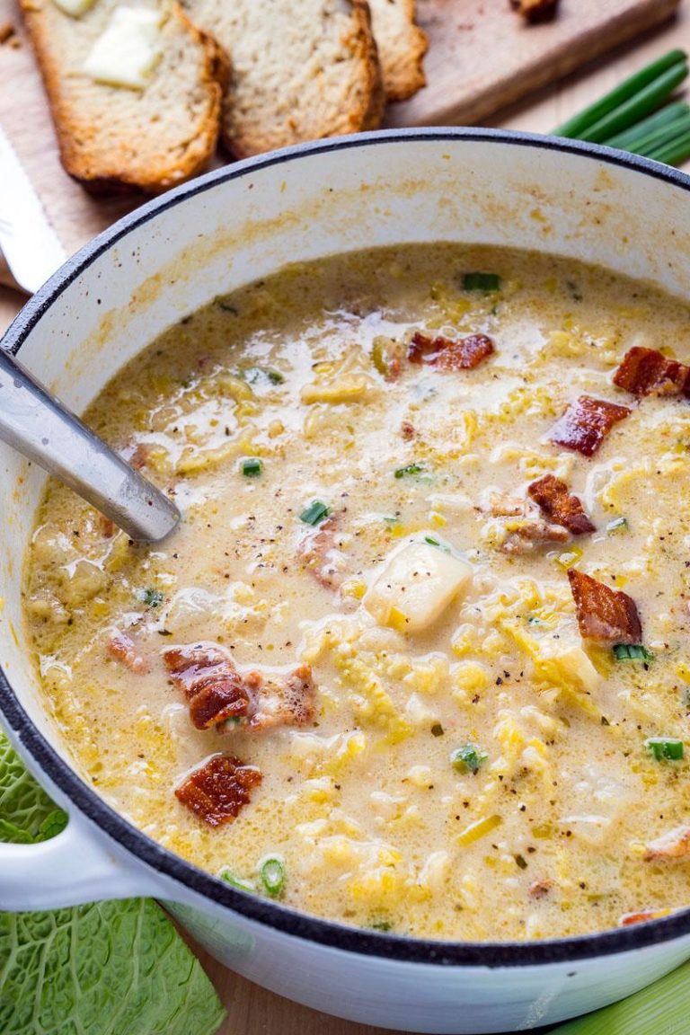 Hearty Irish Bacon and Cabbage Soup You’ll Love!