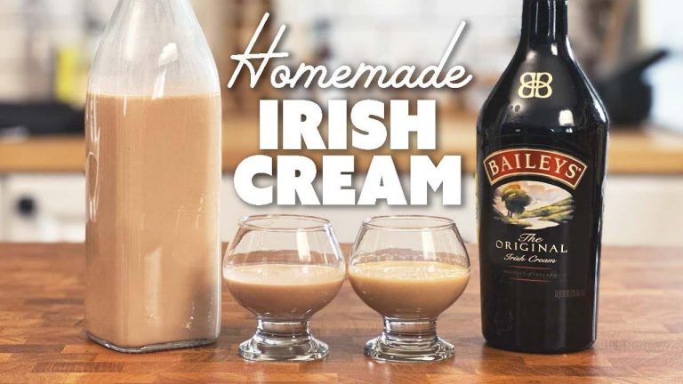Creamy Delights: Homemade Irish Cream Liqueur Recipe!