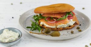 Delicious Irish Smoked Salmon & Cream Cheese Bagels Recipe