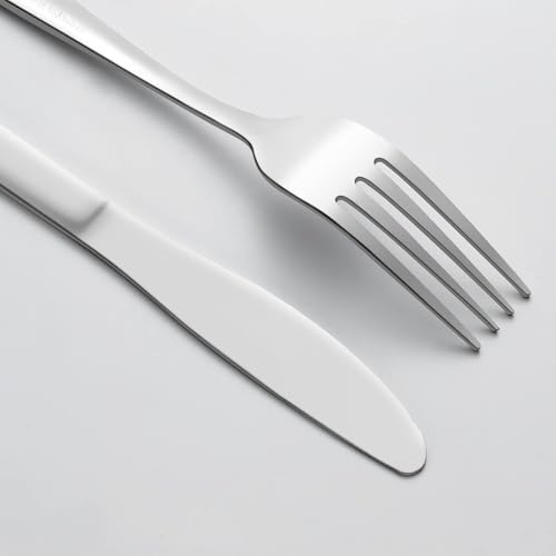 Funnydin - Dinner Knives, Knives Set of 16, 8.3 In... - Image 5