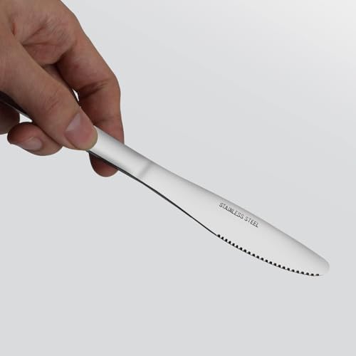 Funnydin - Dinner Knives, Knives Set of 16, 8.3 In... - Image 4