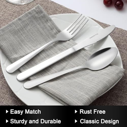 Funnydin - Dinner Knives, Knives Set of 16, 8.3 In... - Image 6
