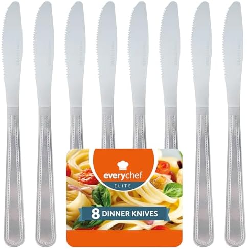 SOL 8pk Dinner Knives - 22cm Stainless Steel Table... - Image 2