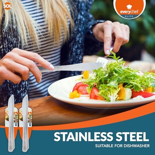 SOL 8pk Dinner Knives - 22cm Stainless Steel Table... - Image 6