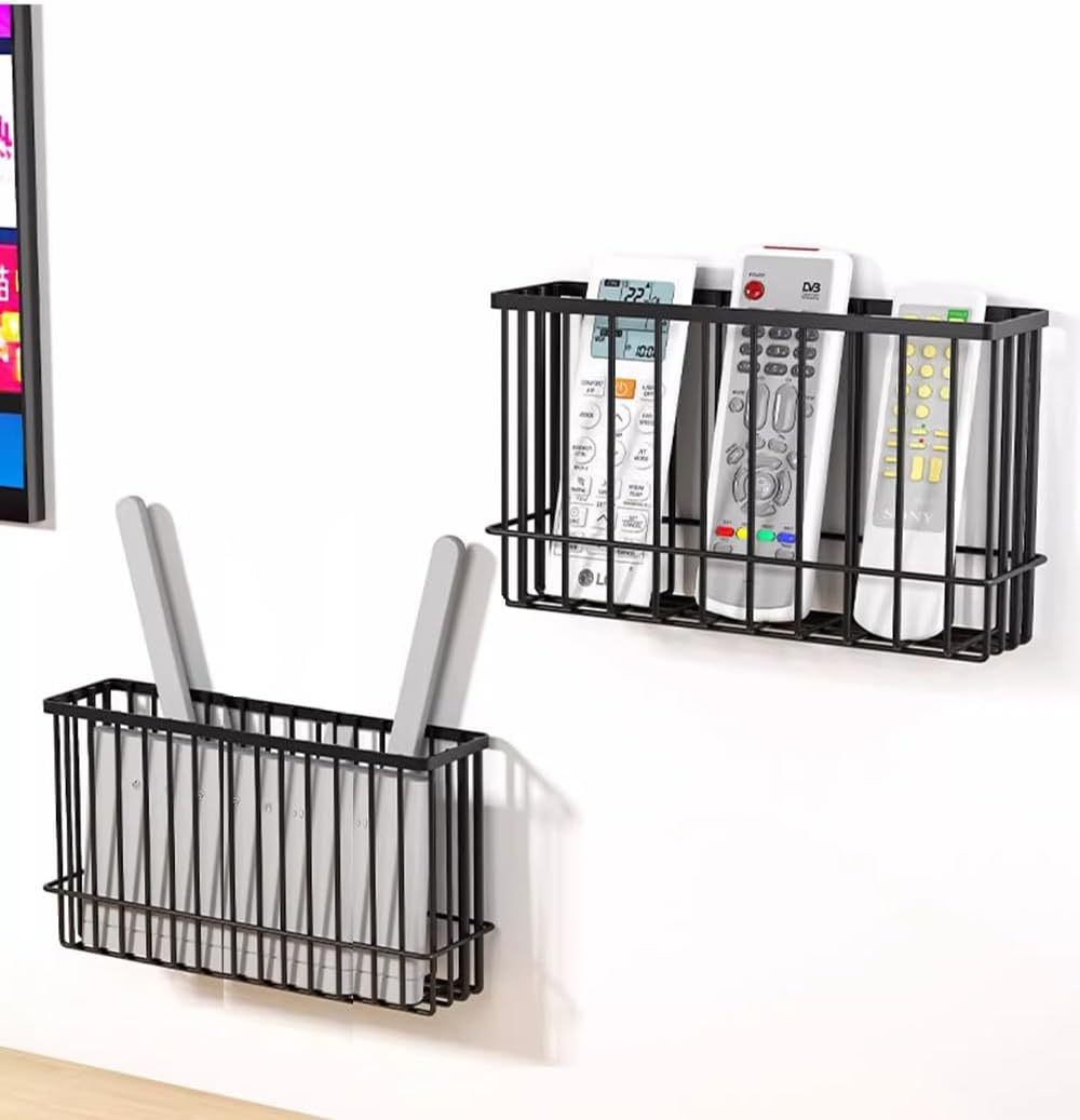 2 Pieces Kitchen Cabinet Door Storage Box, Self-Ad... - Image 8
