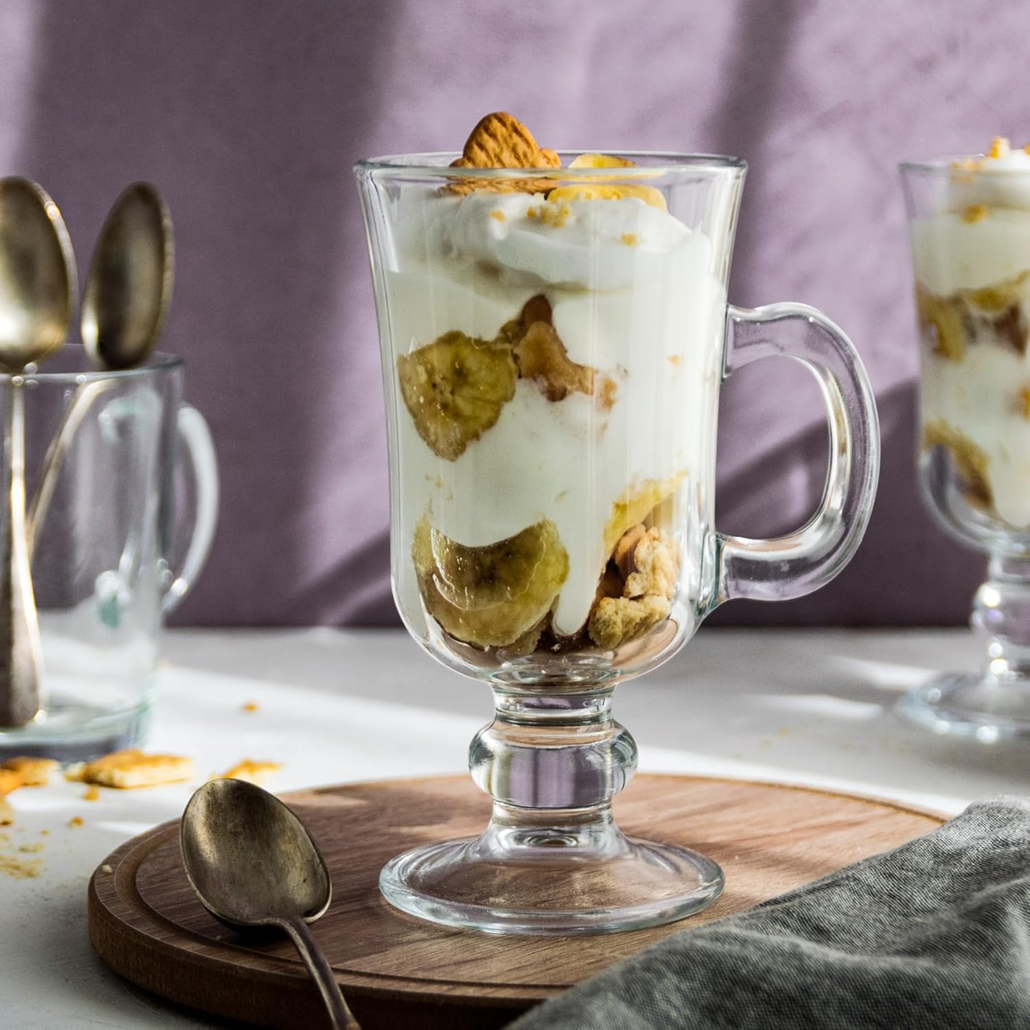 Irish Coffee Glasses, Latte Glasses Set of 4 Latte... - Image 8