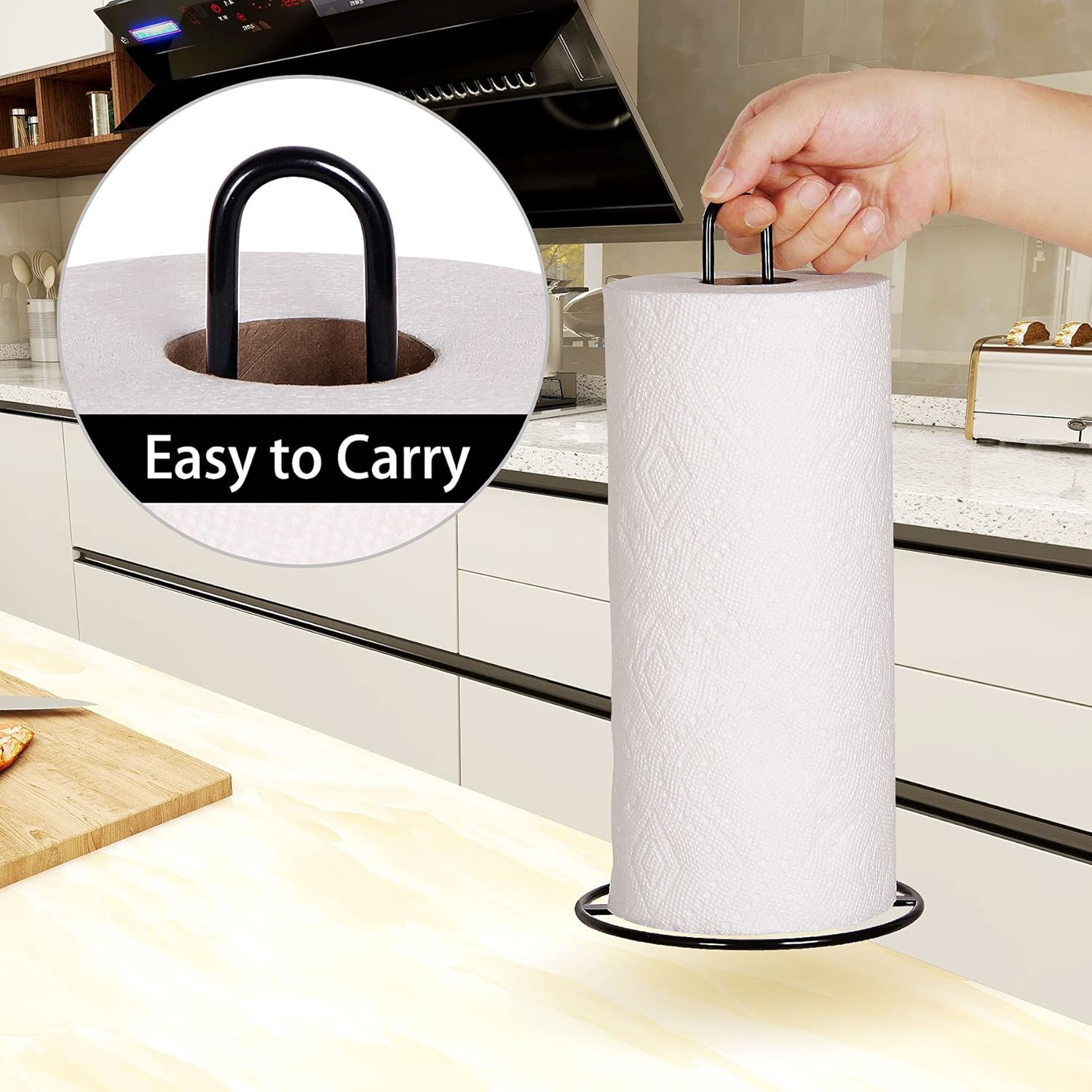 Kitchen Roll Holder Free Standing, OBODING, Paper ... - Image 3