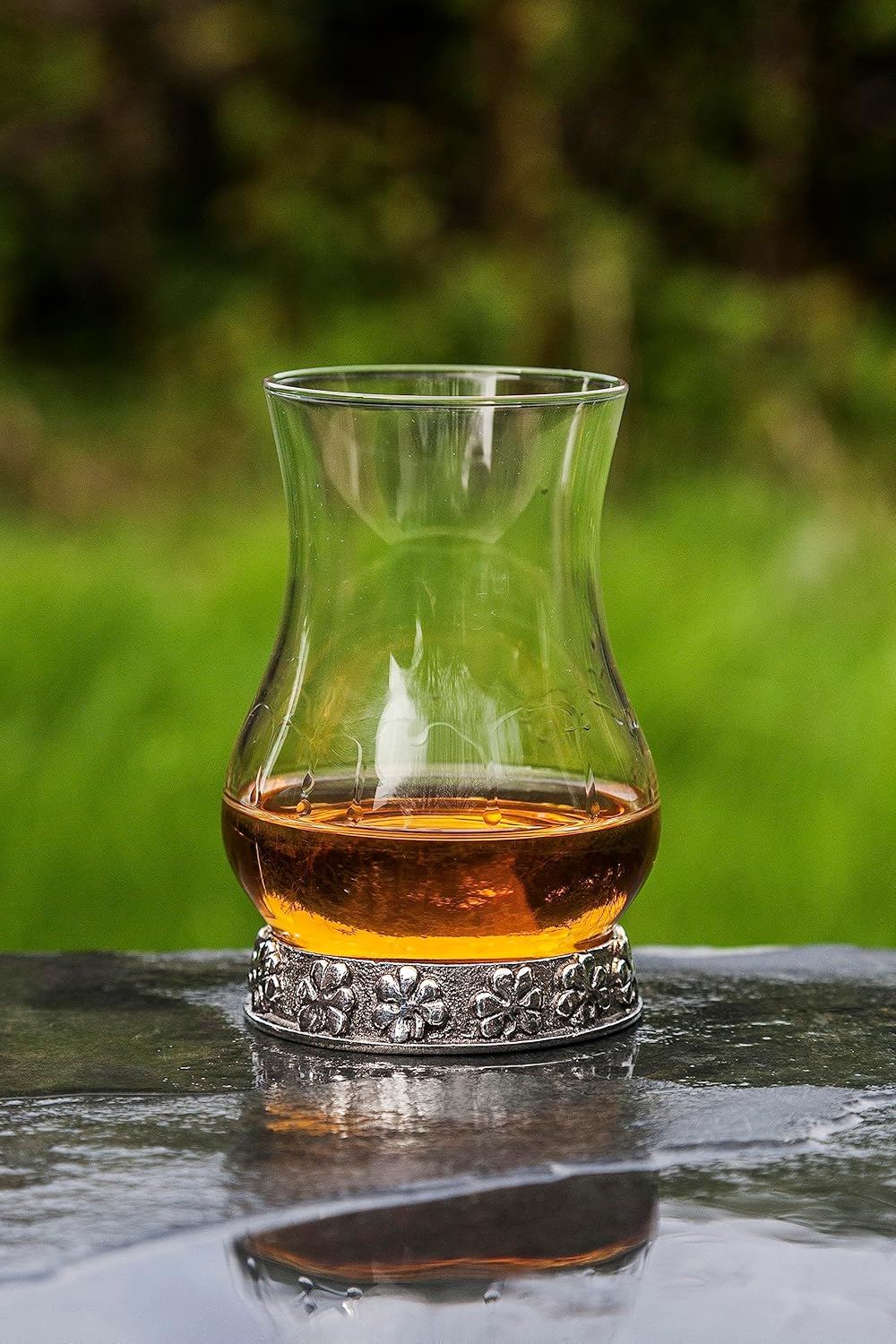 A E Williams Irish Whiskey Tasting Glass with Pewt... - Image 5