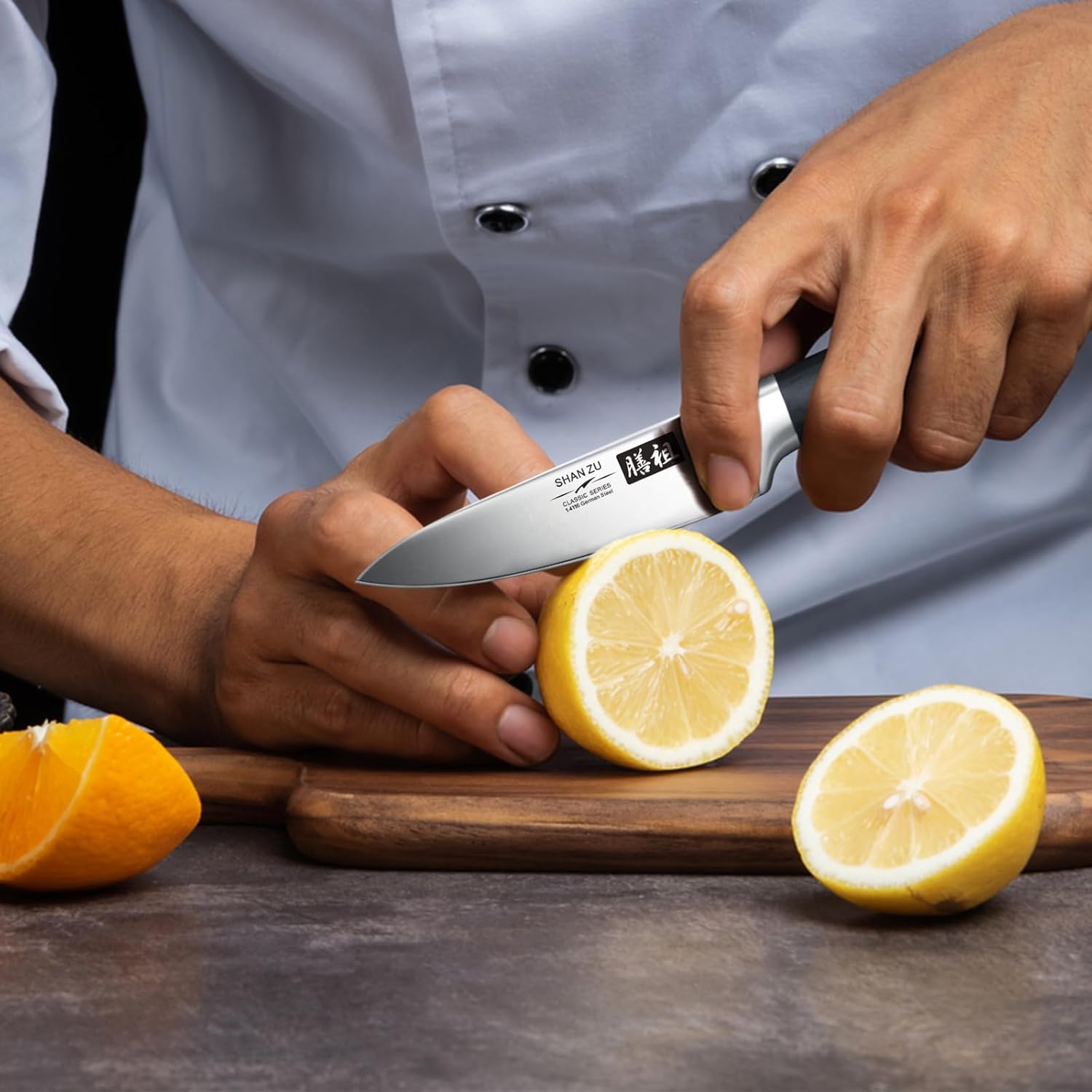 SHAN ZU Kitchen Paring Knife 9.5 cm Japanese Chef ... - Image 9