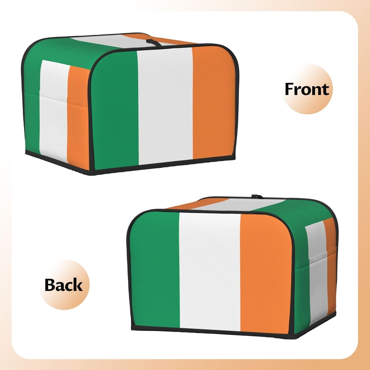 Irish Flag Print Toaster Cover, Bread Toaster Dust... - Image 4