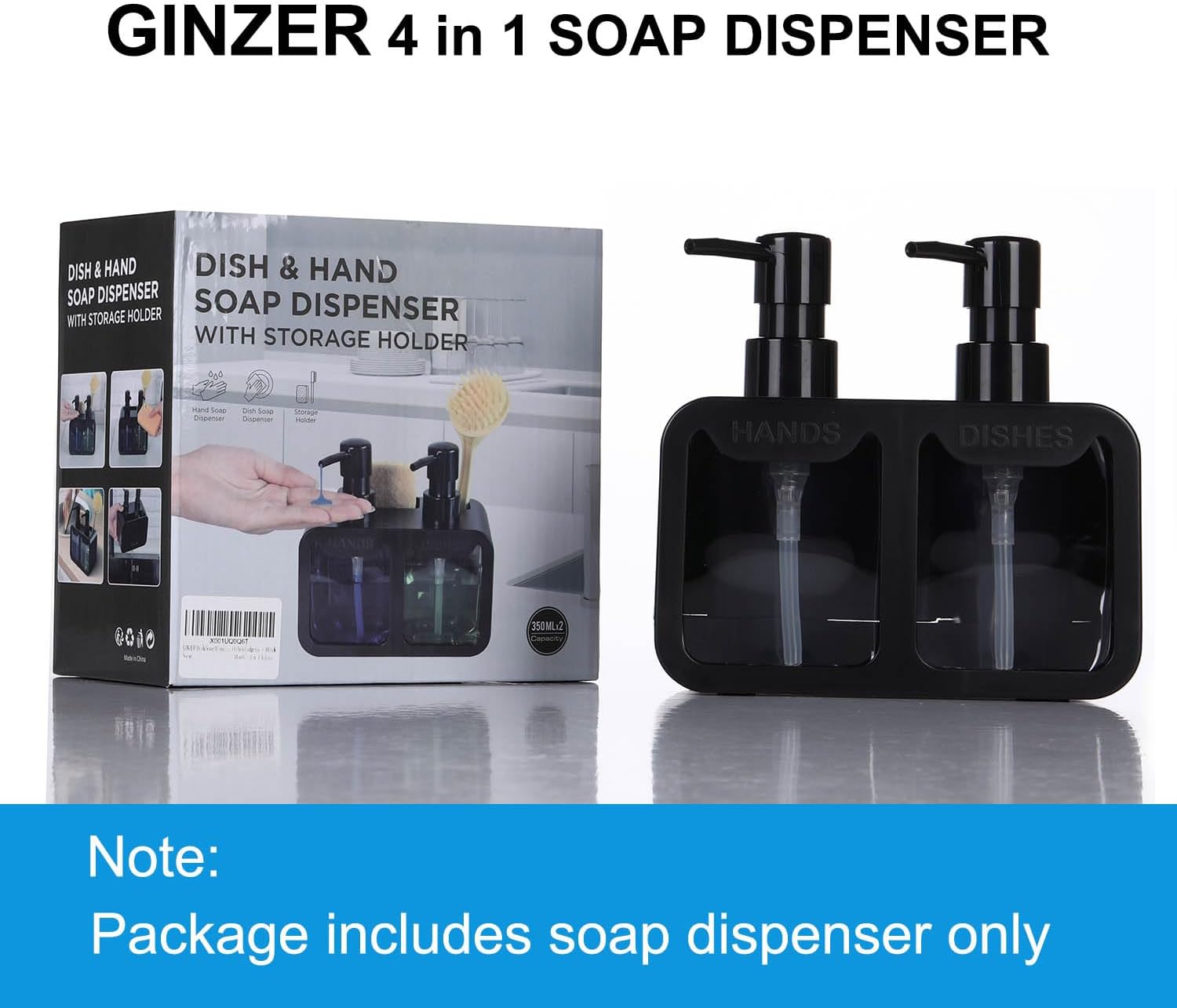 Dish Soap Dispenser for Kitchen Countertop with Sp... - Image 7