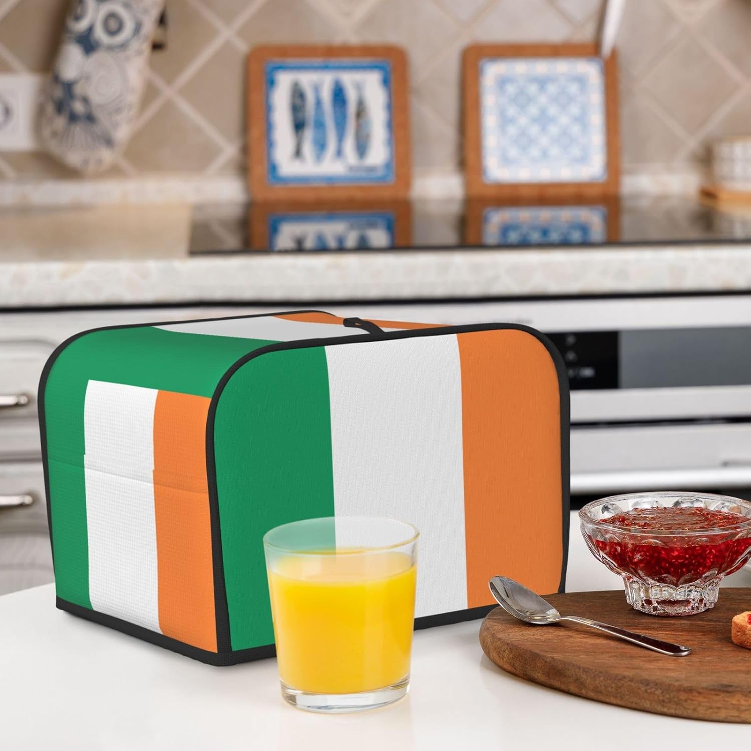 Irish Flag Print Toaster Cover, Bread Toaster Dust... - Image 7