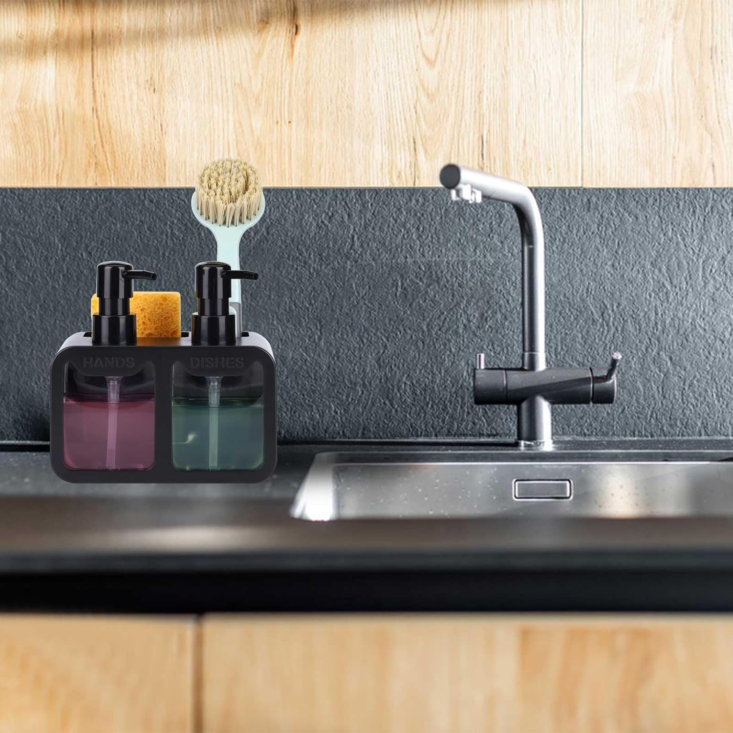 Dish Soap Dispenser for Kitchen Countertop with Sp... - Image 6