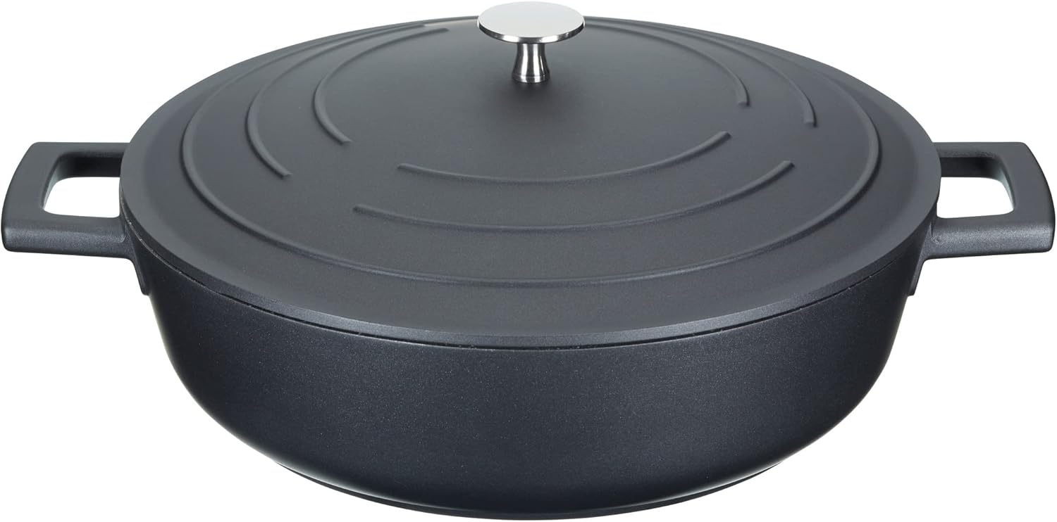 MasterClass Shallow Casserole Dish with Lid 4L/28 ... - Image 2