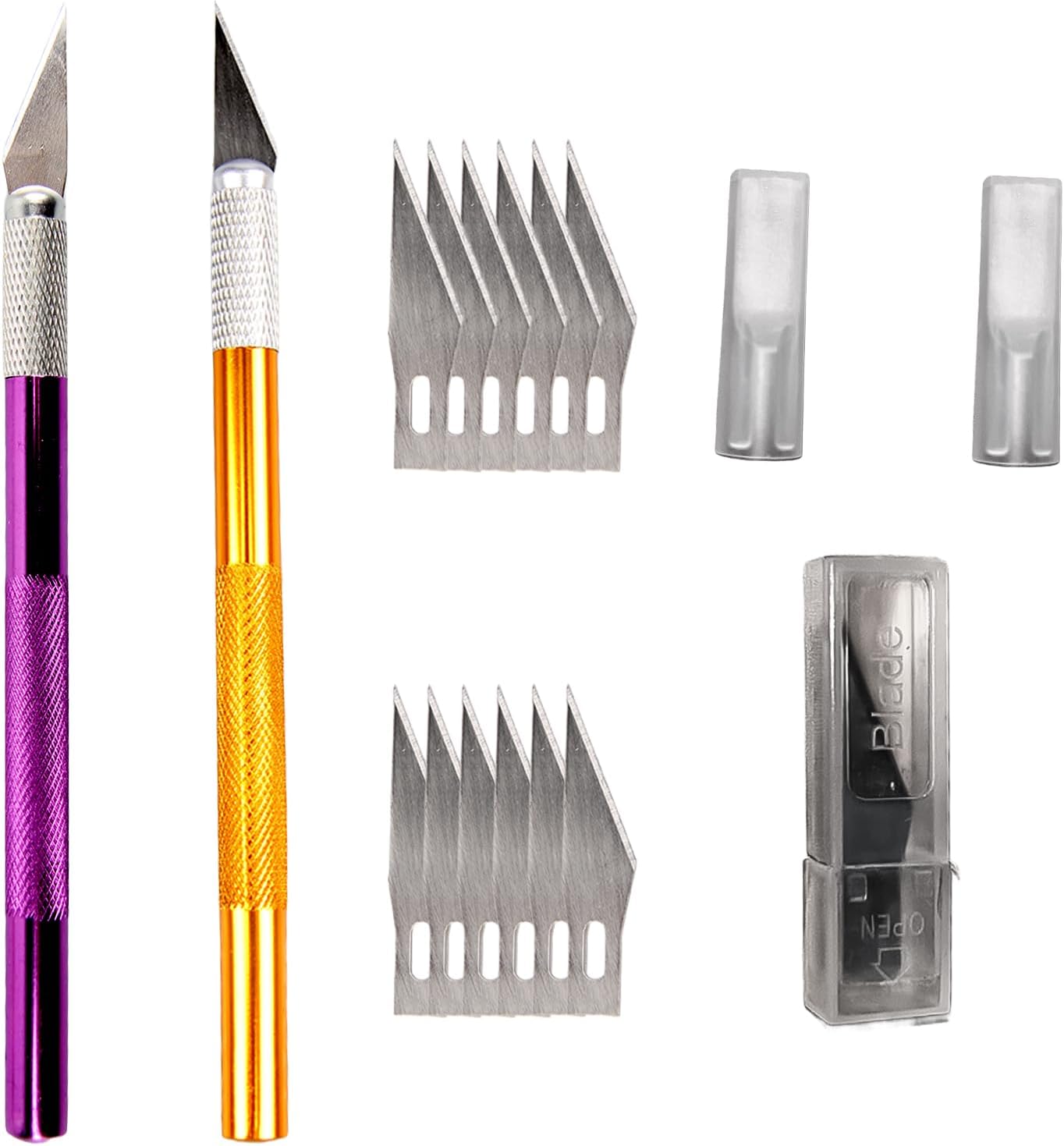 2 Professional Craft Knives with 12 Blades | Heavy... - Image 2