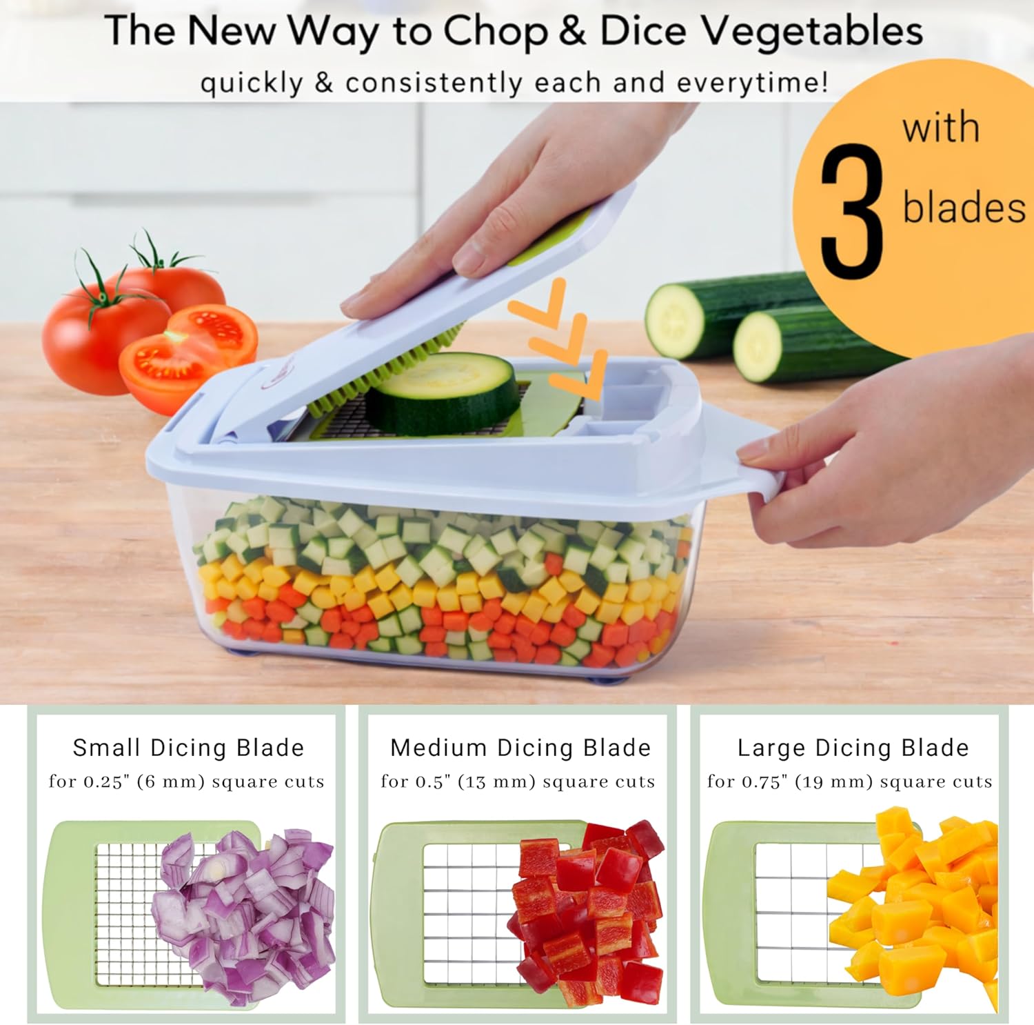 Brieftons QuickPush Food Chopper (BR-QP-02): 200% ... - Image 3