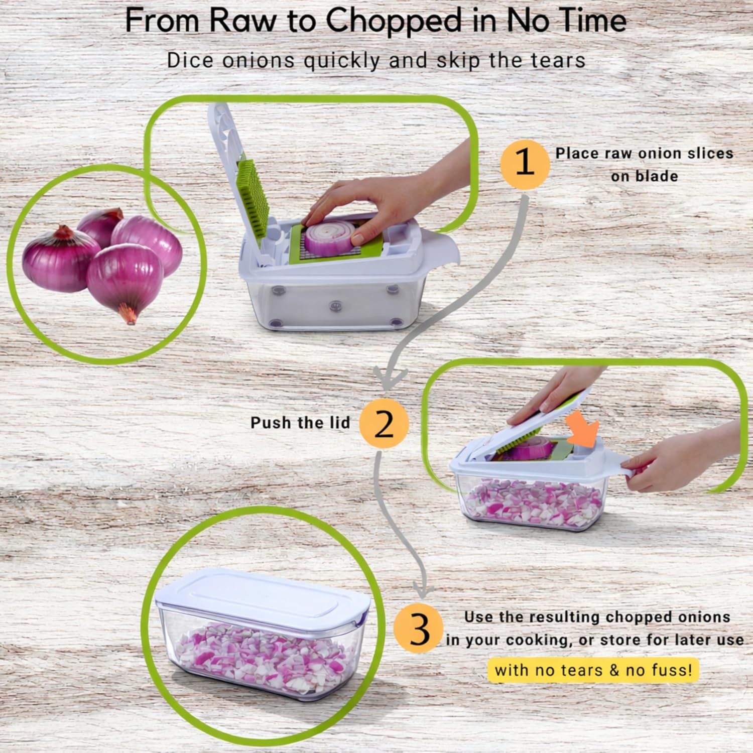 Brieftons QuickPush Food Chopper (BR-QP-02): 200% ... - Image 4
