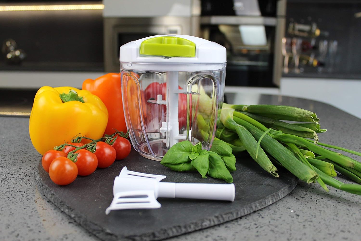 Hand Chopper Manual Food-Processor - Pull String t... - Image 6
