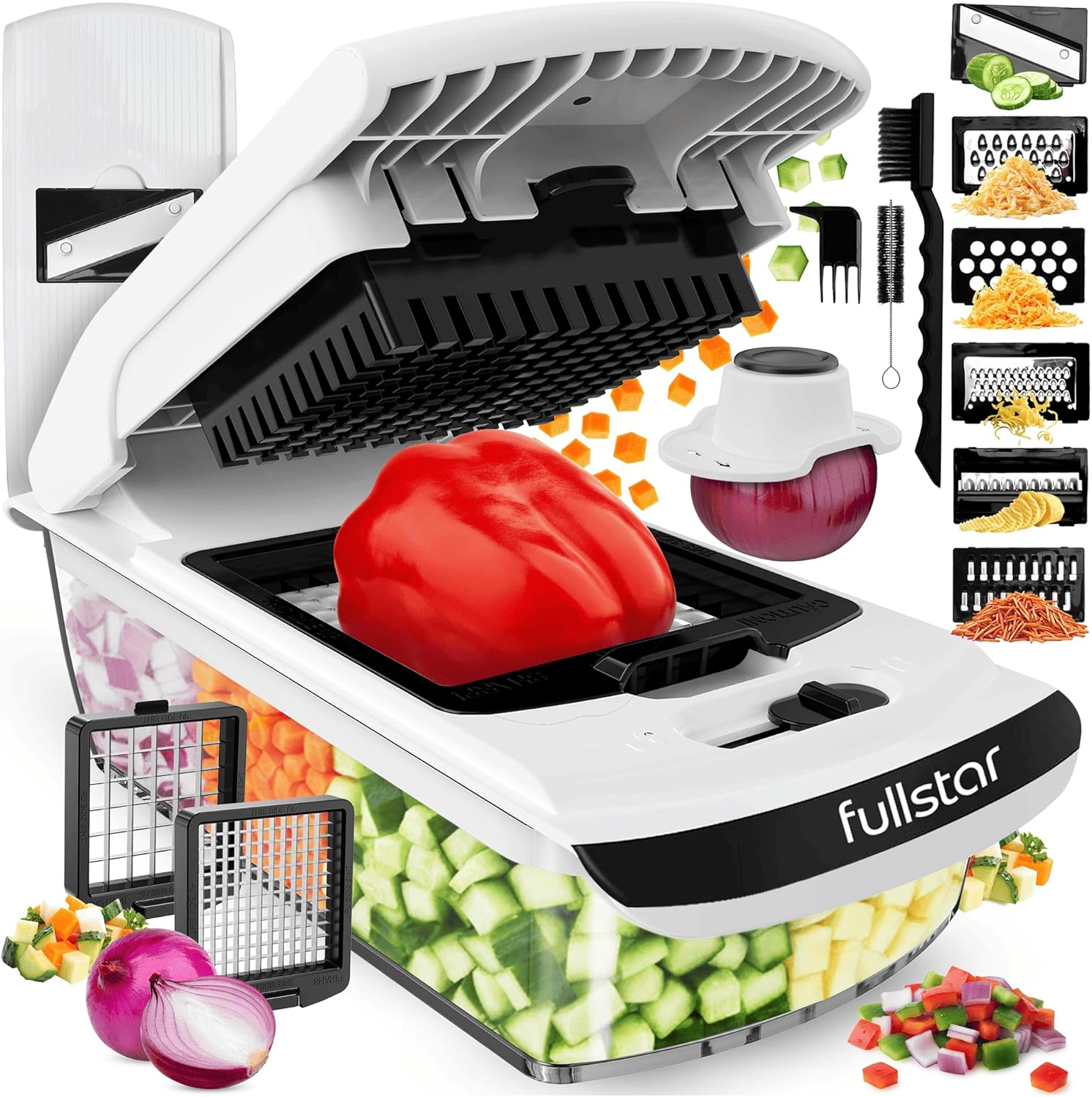 Fullstar Vegetable Chopper & Mandoline Slicer - Ju... - Image 2