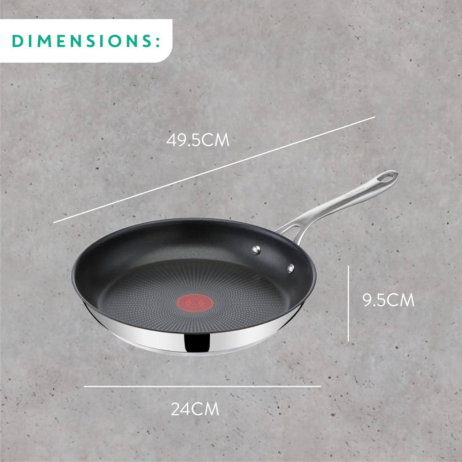 Tefal Jamie Oliver Cook's Direct Frying Pan 28cm, ... - Image 4