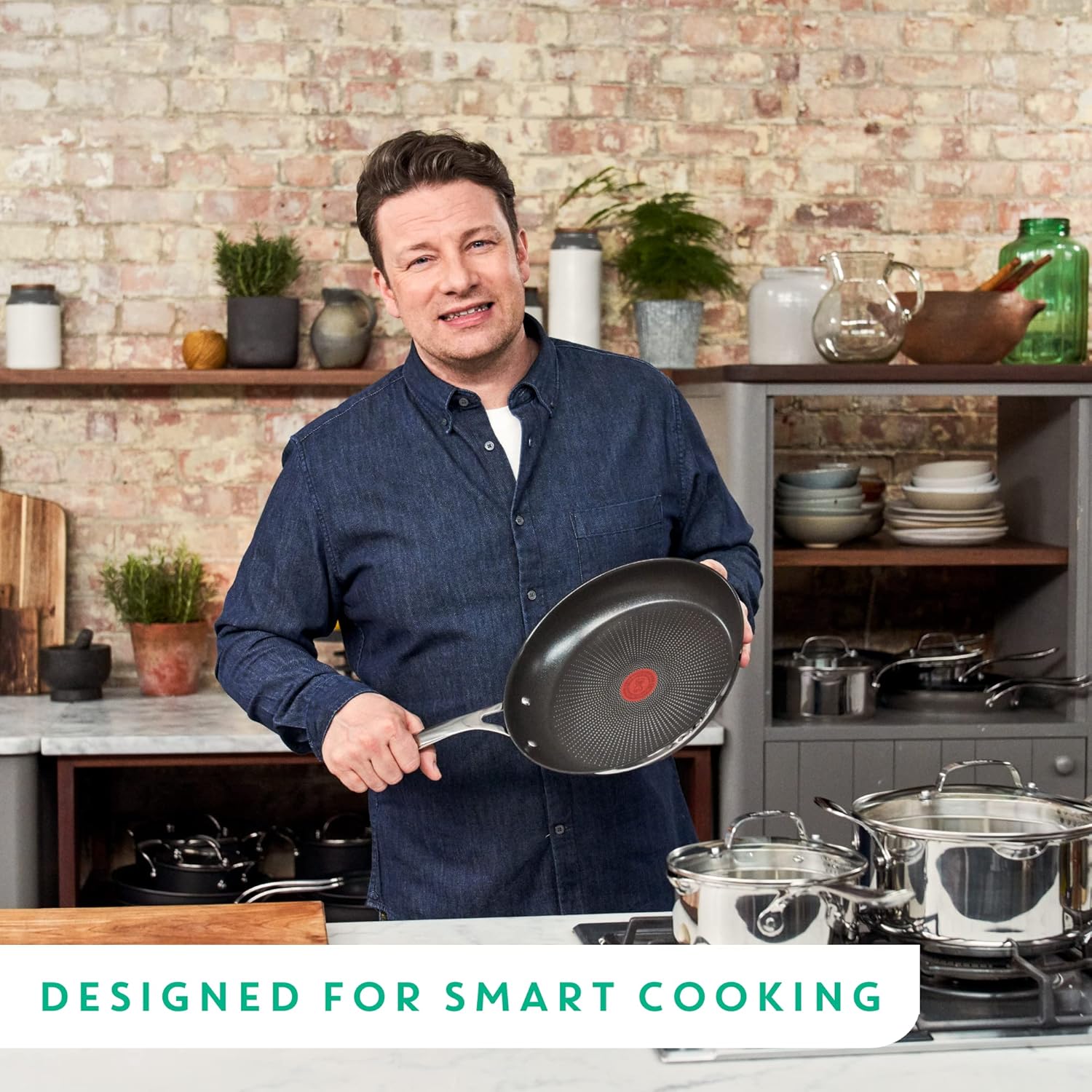 Tefal Jamie Oliver Cook's Direct Frying Pan 28cm, ... - Image 3