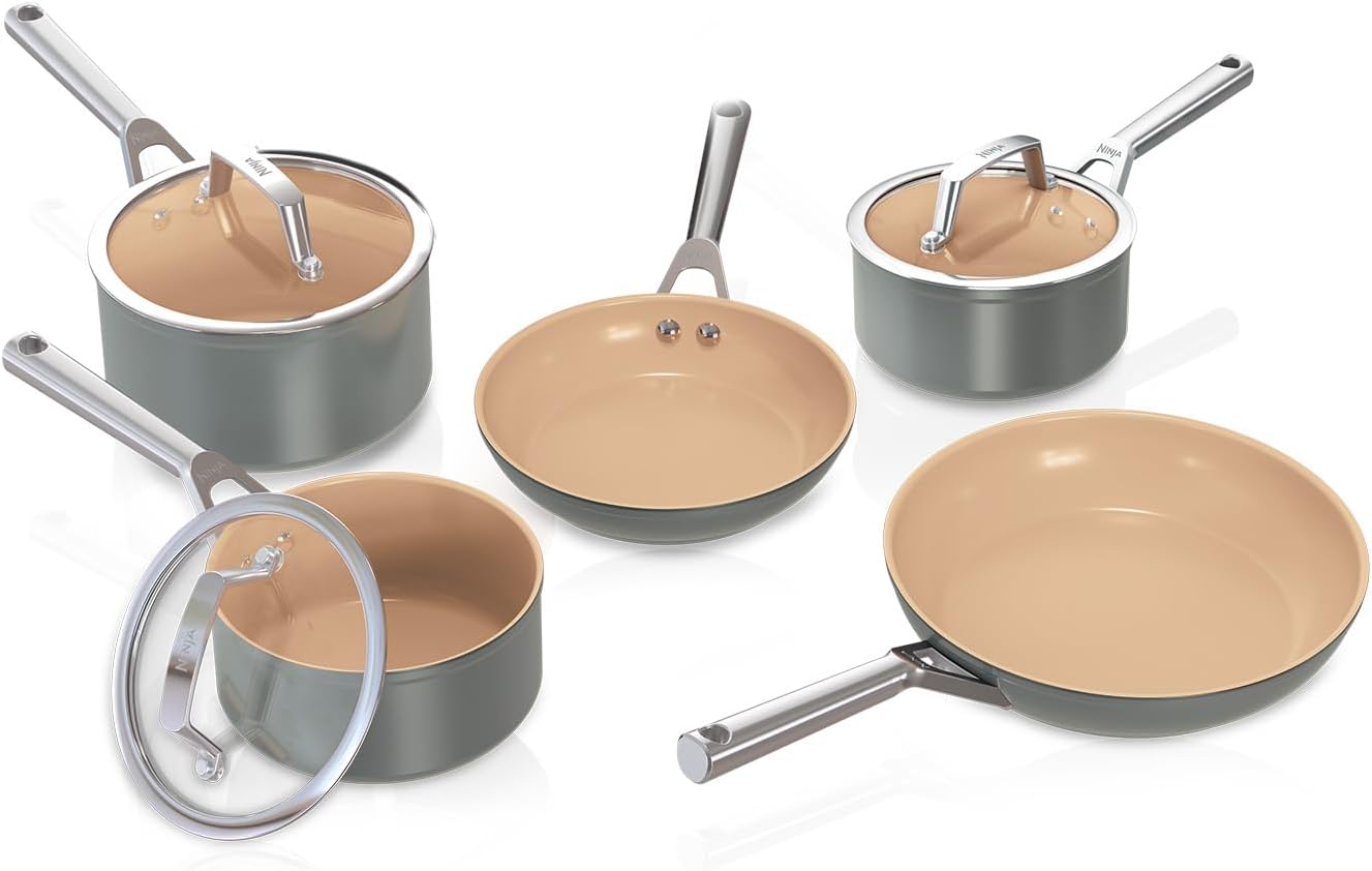 Ninja Extended Life 5-Piece Ceramic Cookware Set (... - Image 2