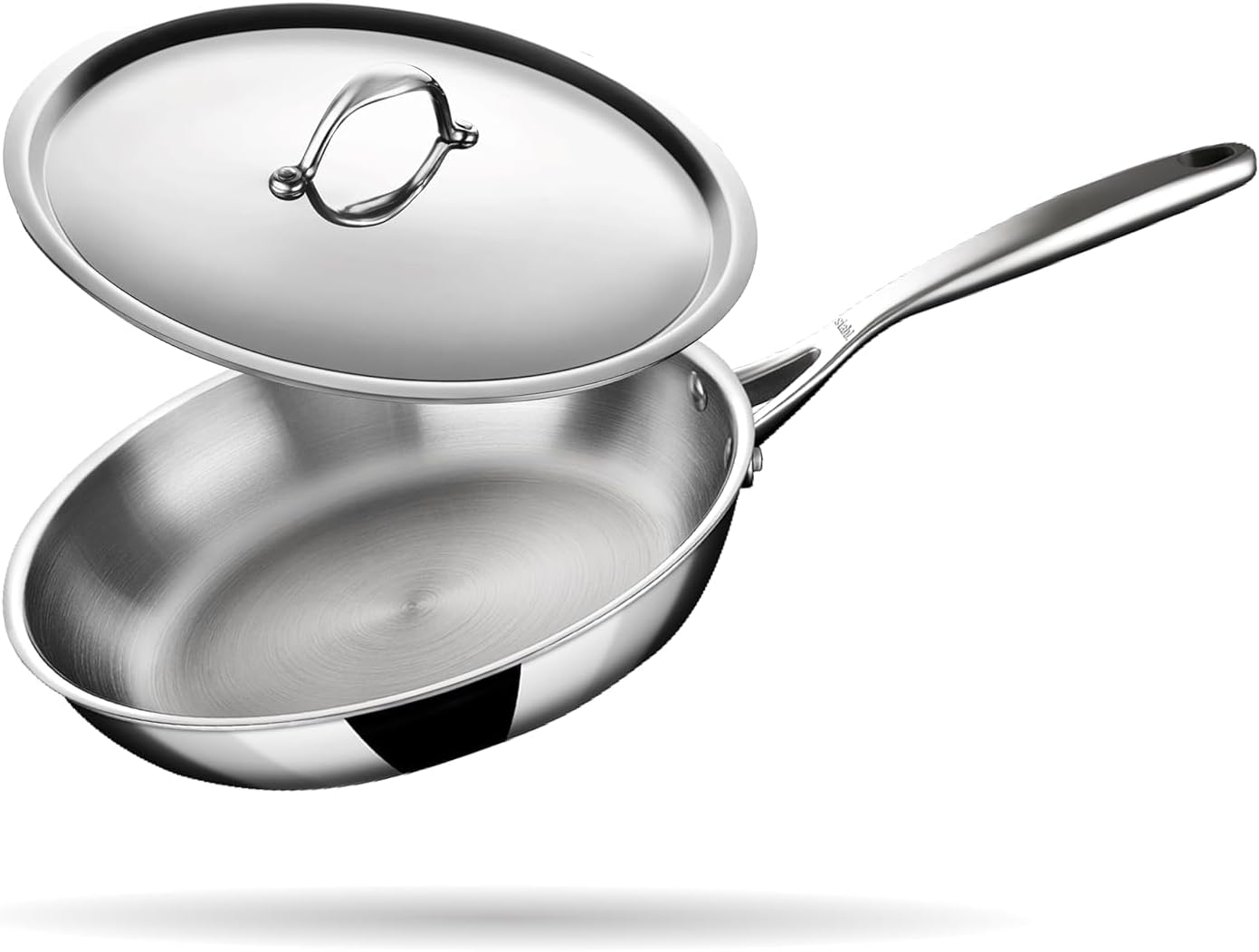 Nobel Triply Stainless Steel Cookware Frypan with ... - Image 3