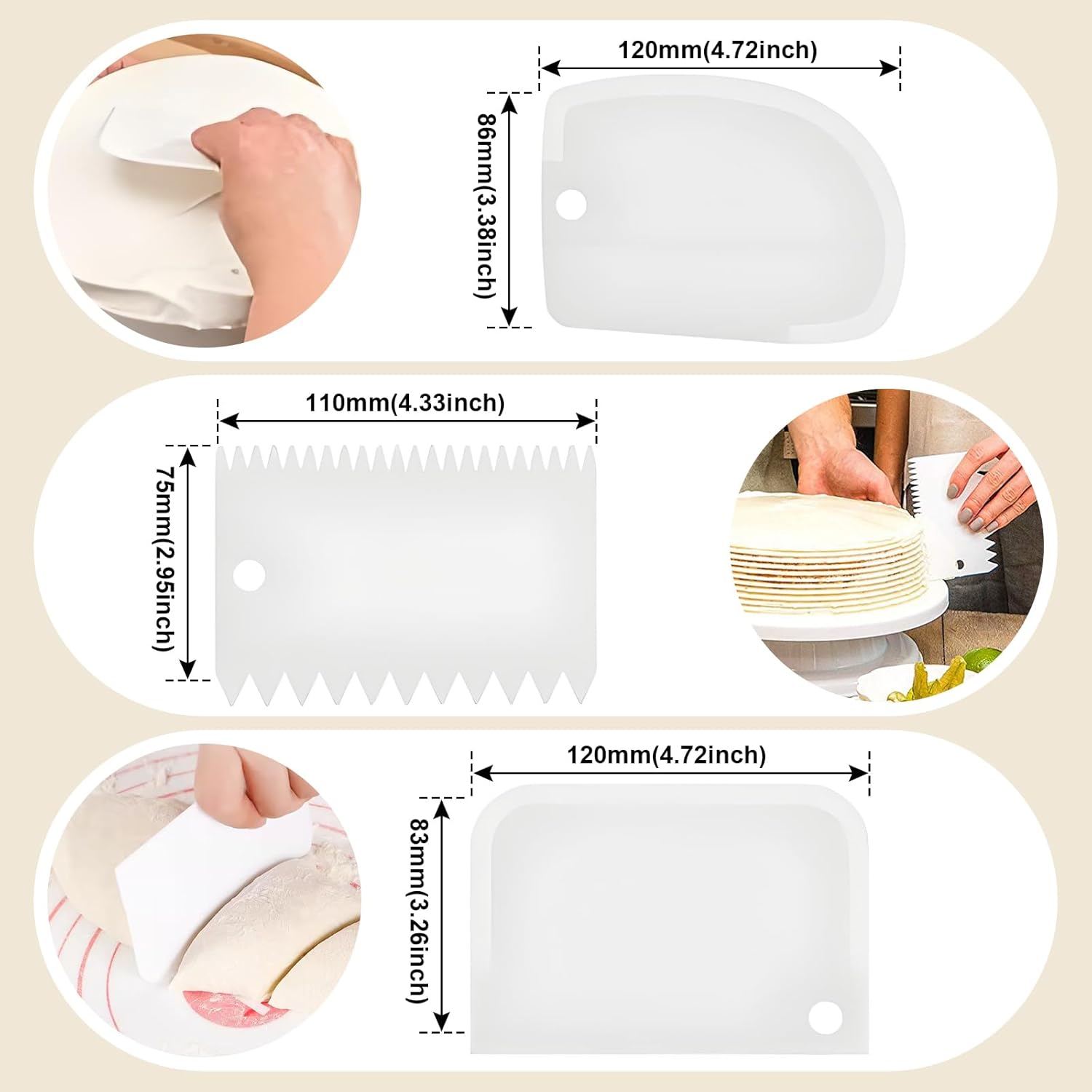 72-Piece Cake Decorating Kit with Turntable, Pipin... - Image 3