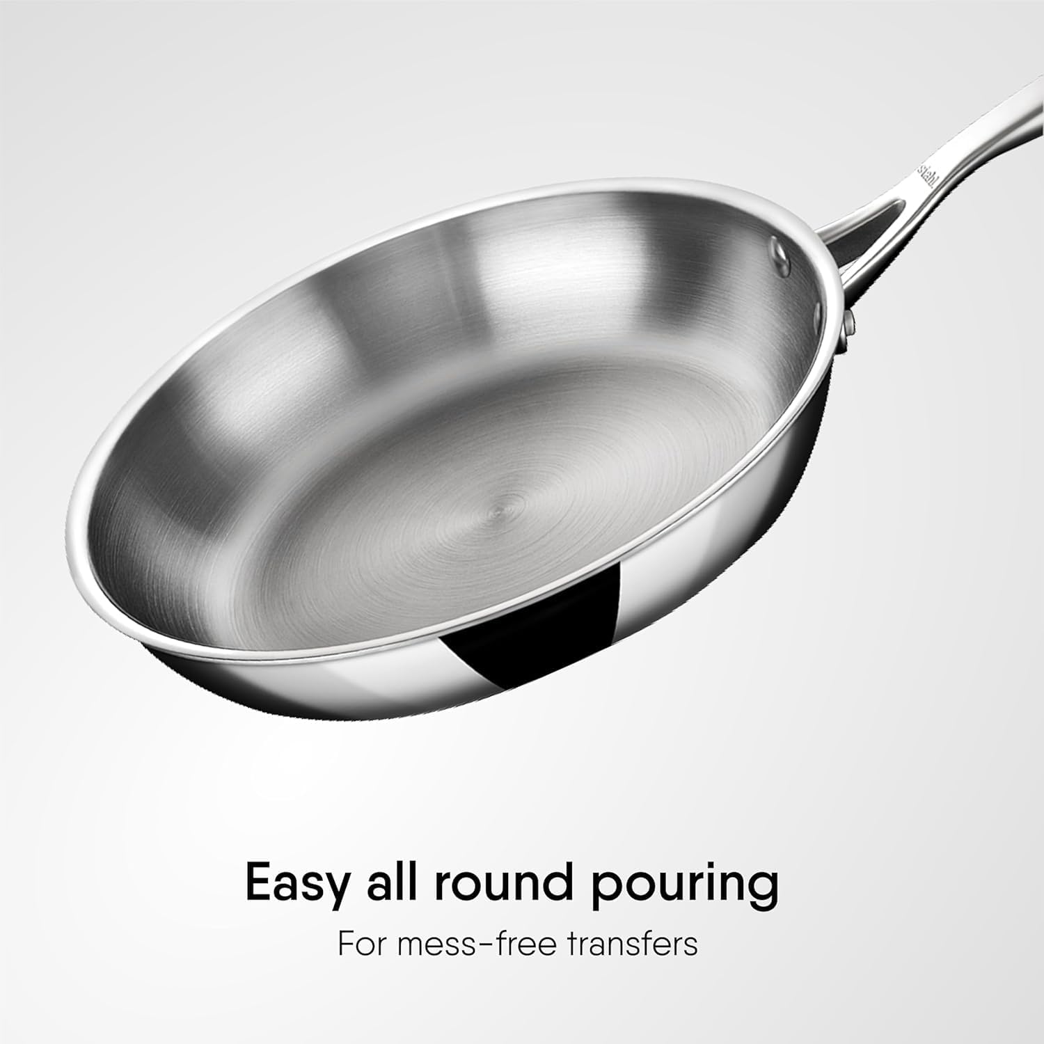 Nobel Triply Stainless Steel Cookware Frypan with ... - Image 4