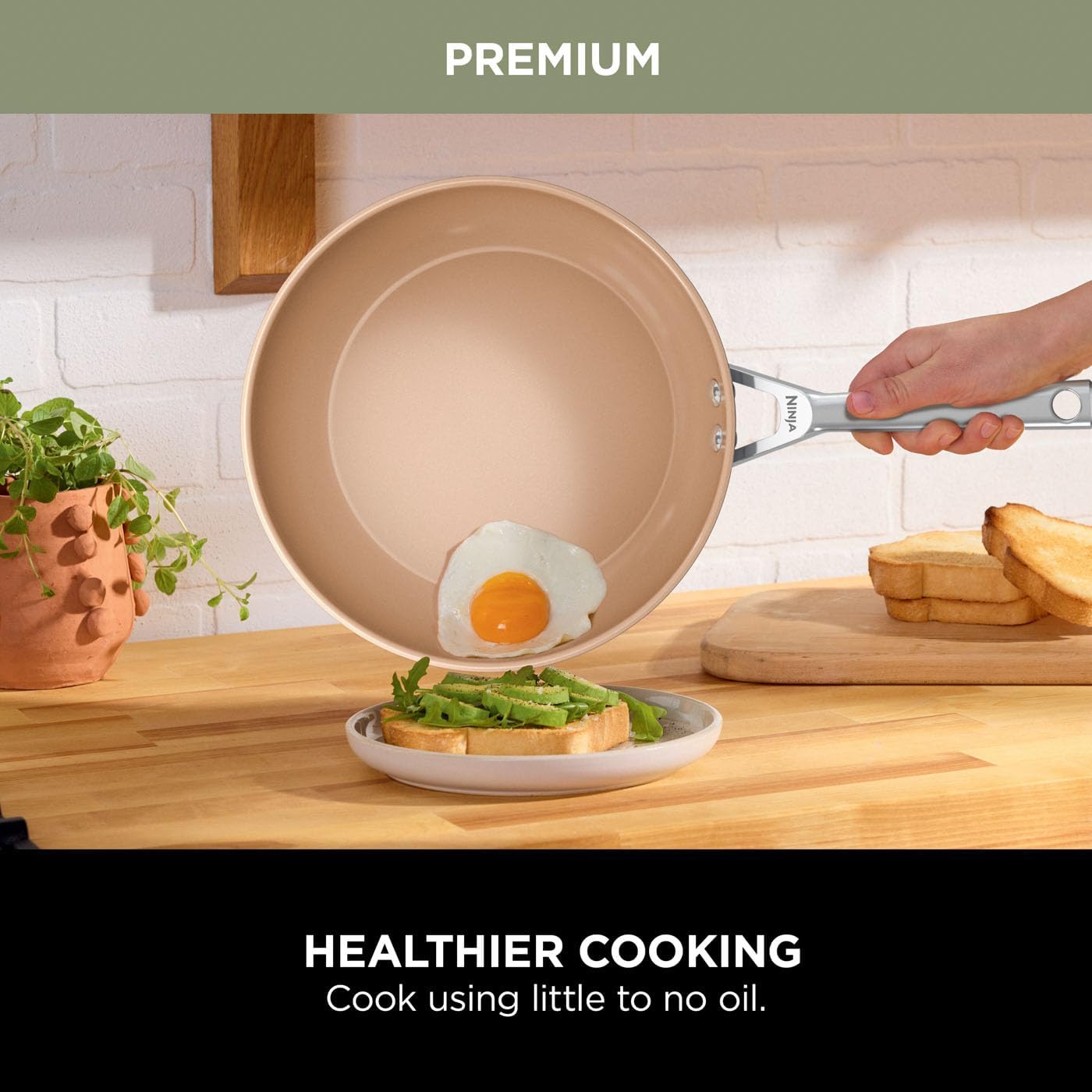Ninja Extended Life 5-Piece Ceramic Cookware Set (... - Image 7