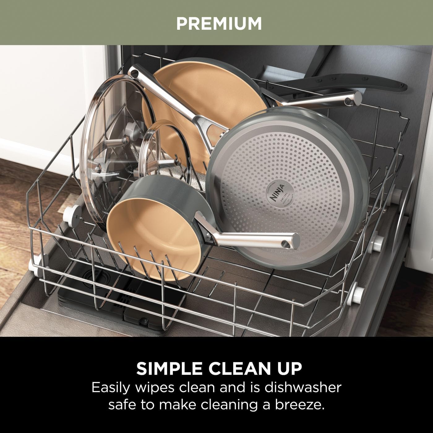 Ninja Extended Life 5-Piece Ceramic Cookware Set (... - Image 9