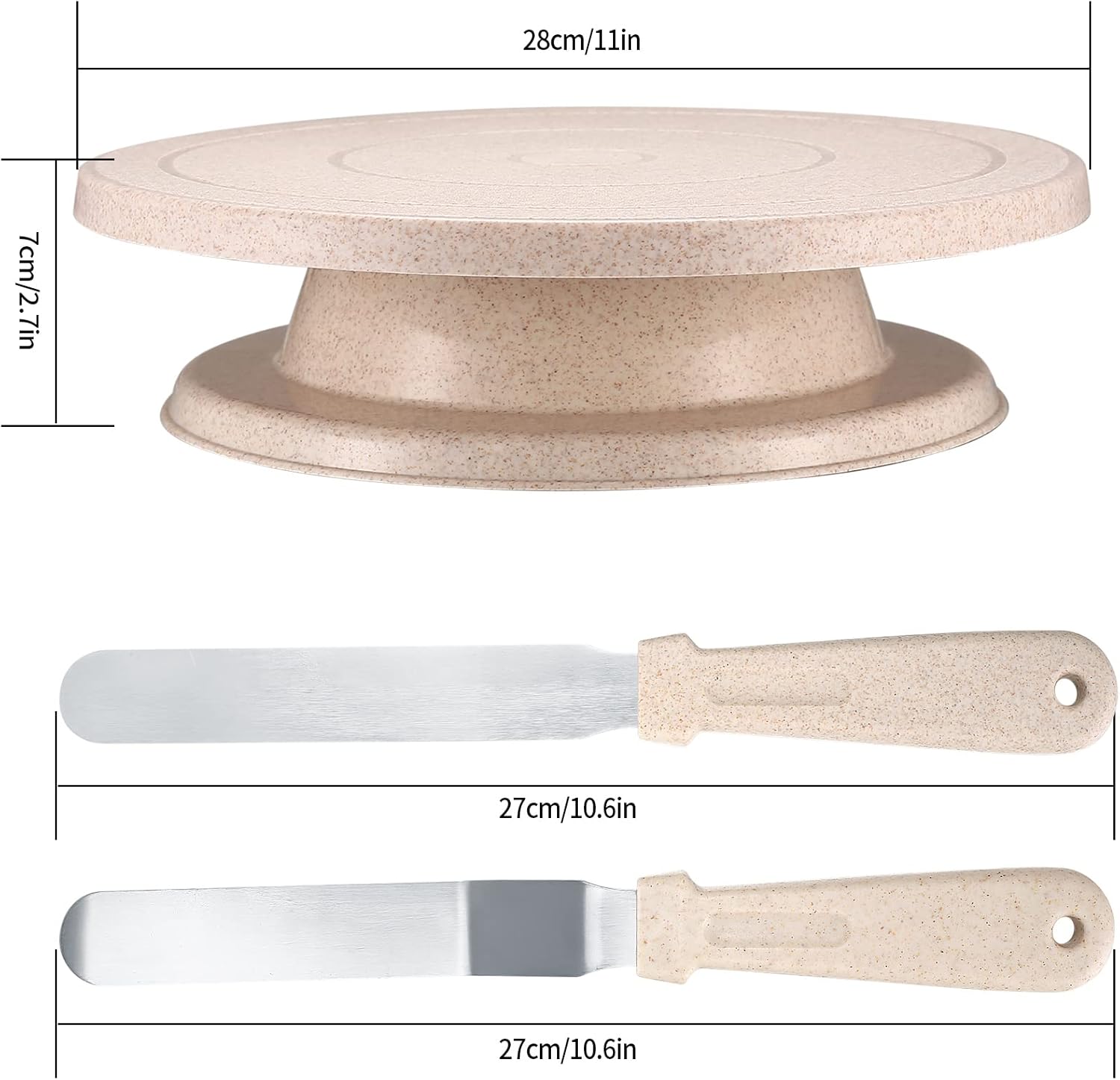 Cake Decorating Kits, Rotating Turntable Tools, Ca... - Image 3