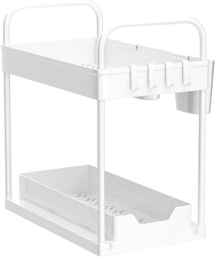 Under Sink Storage Kitchen Organiser, 2 Tier Slidi... - Image 5