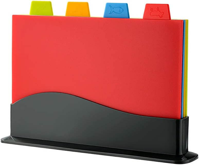 Chopping Board Set - Extra Thick Colour Coded Plas... - Image 2