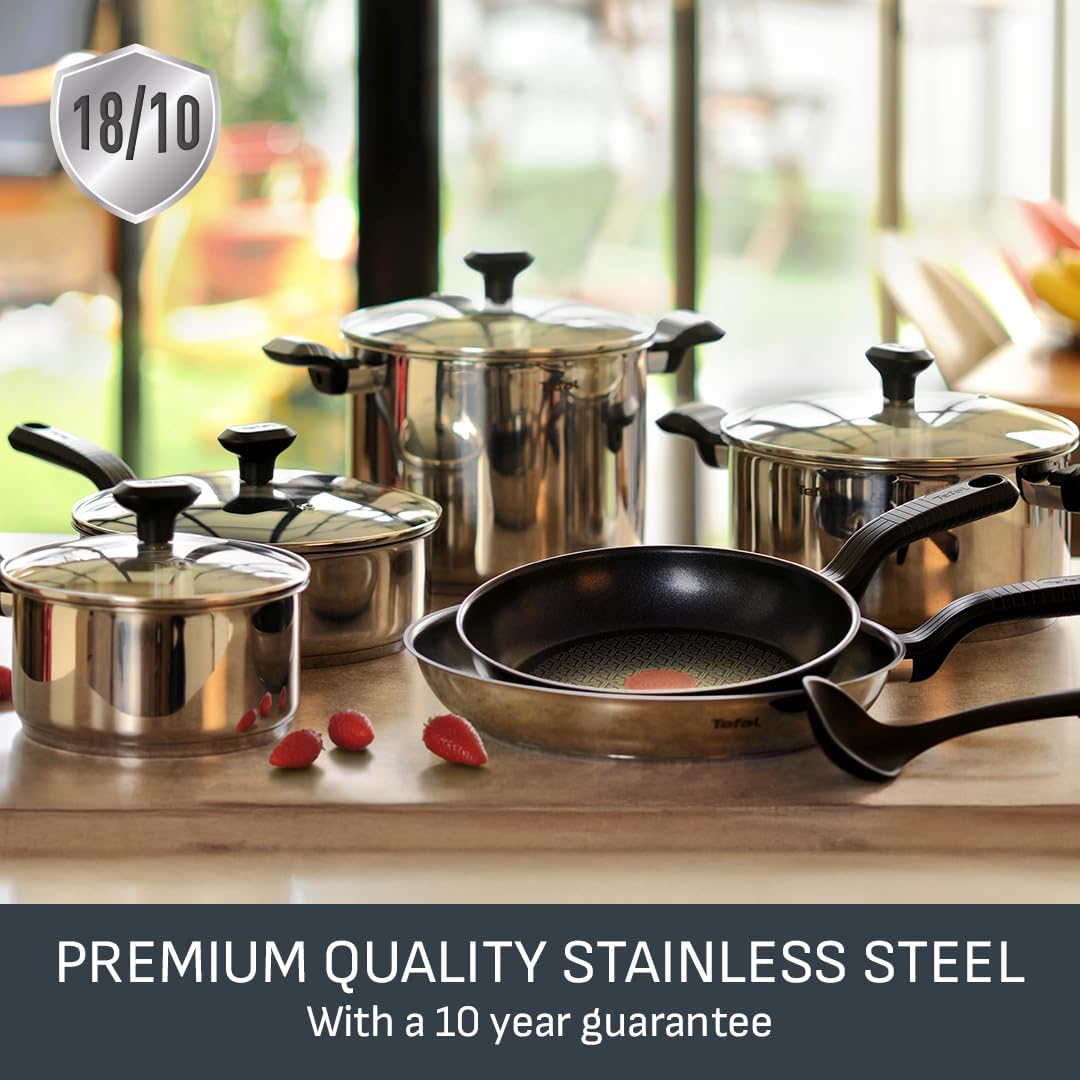 Tefal Comfort Max 28cm Stainless Steel Wok, Durabl... - Image 7