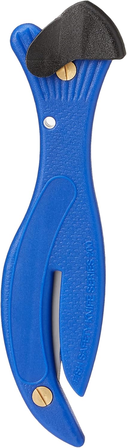 duratool F200 Fish Style Safety Knife , Blue - Image 3