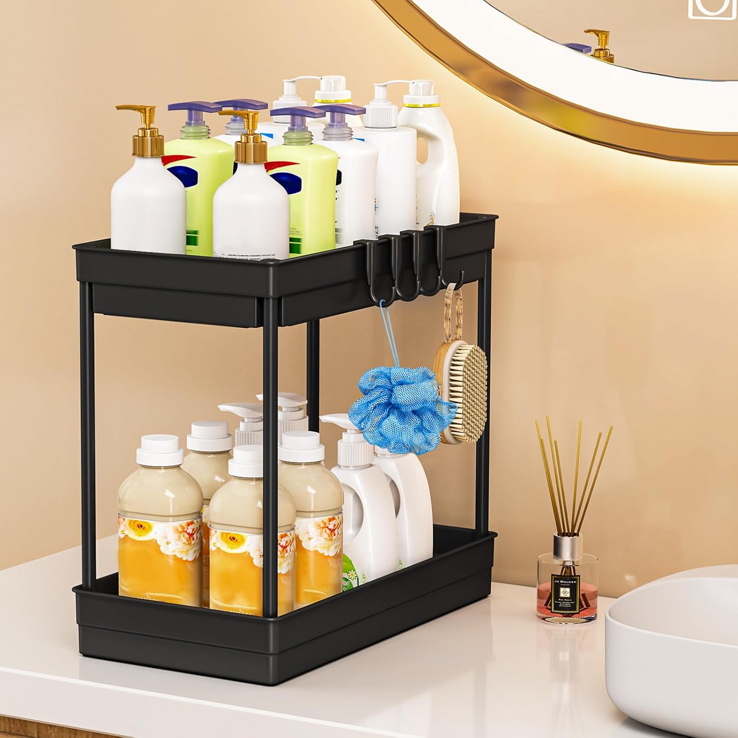 SavvyStor 2 Pack Under Sink Storage - Kitchen Stor... - Image 5
